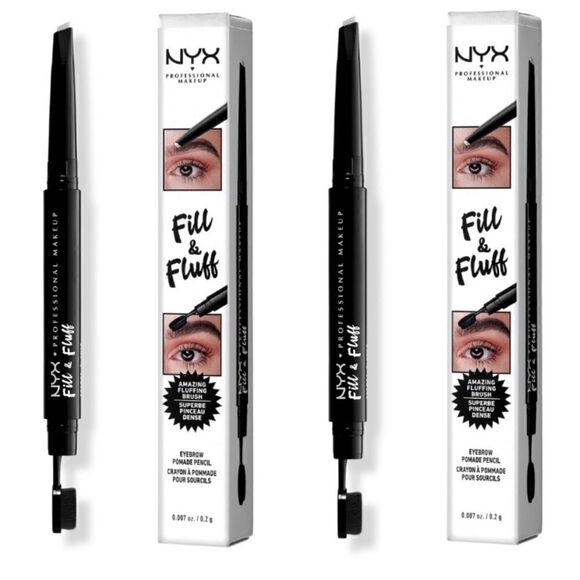 NYX Professional Makeup Eyebrow Pencil Pomade in Clear, Full, Bundle, NWB - Picture 1 of 2